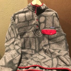 Patagonia Synchilla Pullover Mens  L Grey